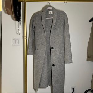 Aritzia Wilfred 100% Long Wool Coat